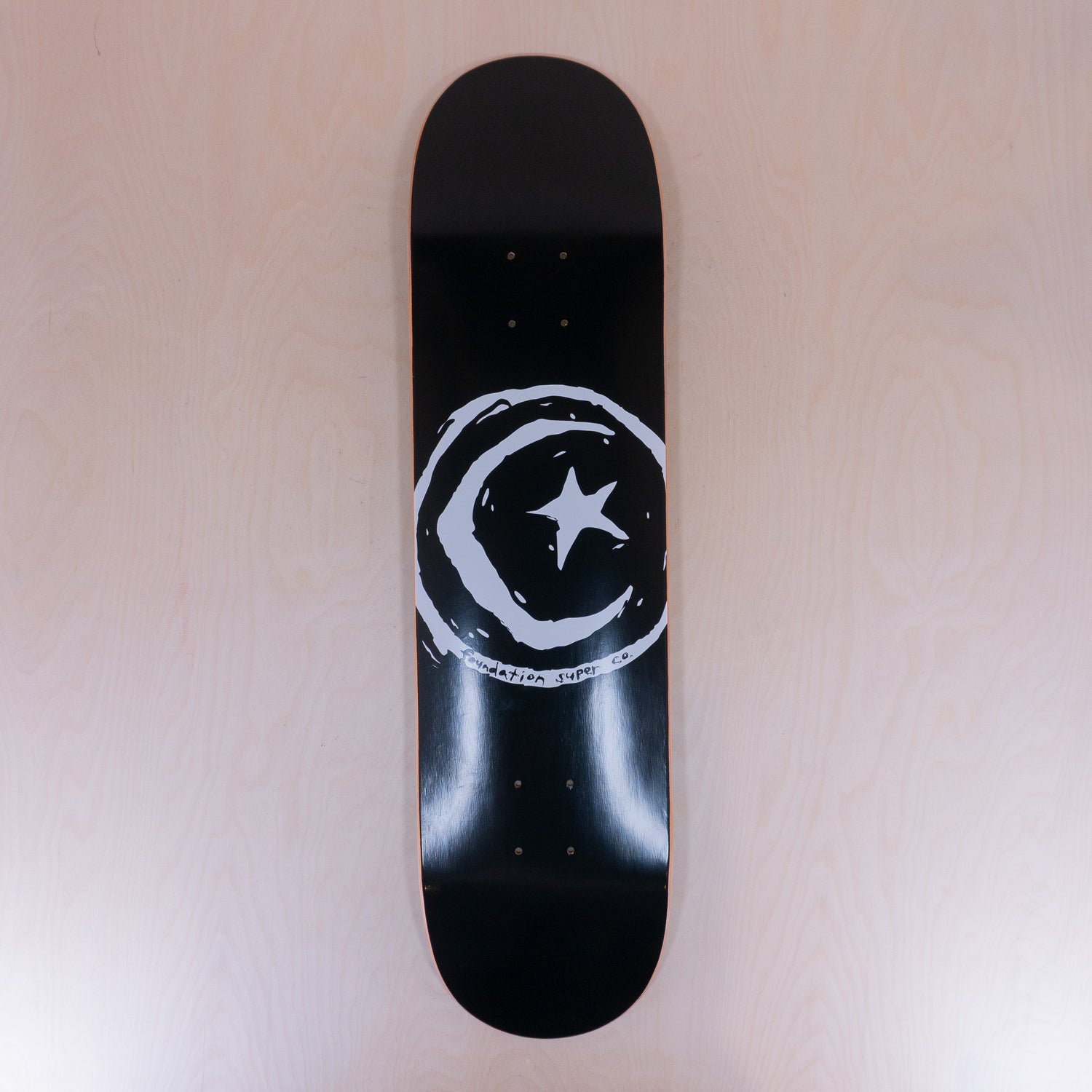Foundation Star And Moon Black 8.0 Skatedeck