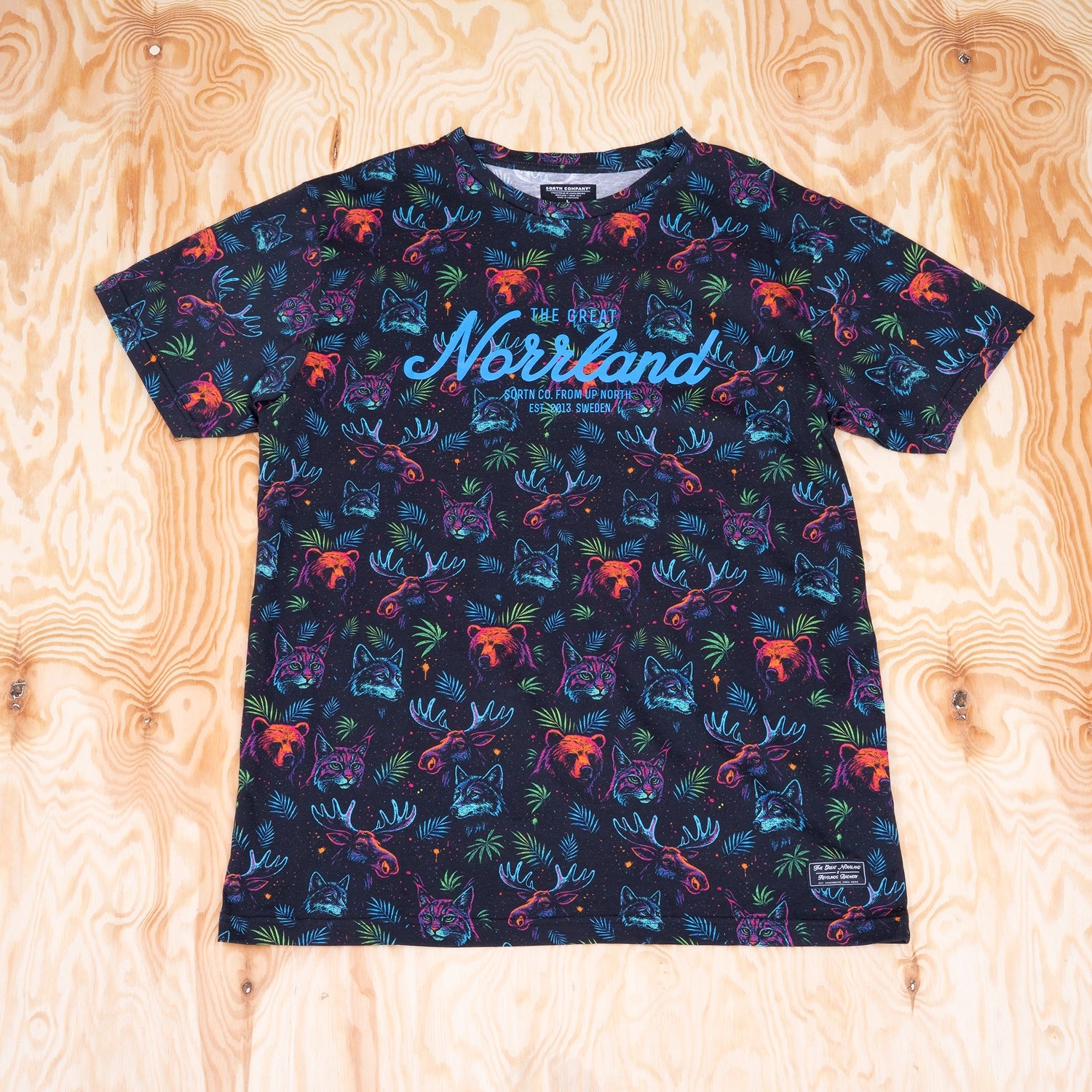 Sqrtn Great Norrland T-shirt DS Revsund Black