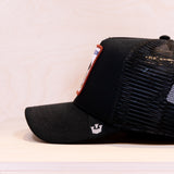 Goorin Bros Freedom Eagle Trucker Cap Black