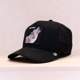 Goorin Bros The Lone Wolf Trucker Cap Black