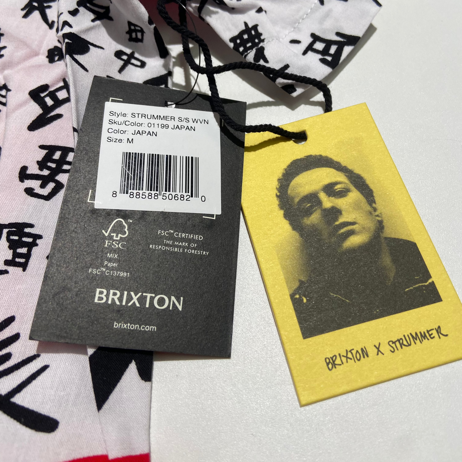 Deadstock Brixton/Joe Strummer Collab Shortsleeve Shirt Medium