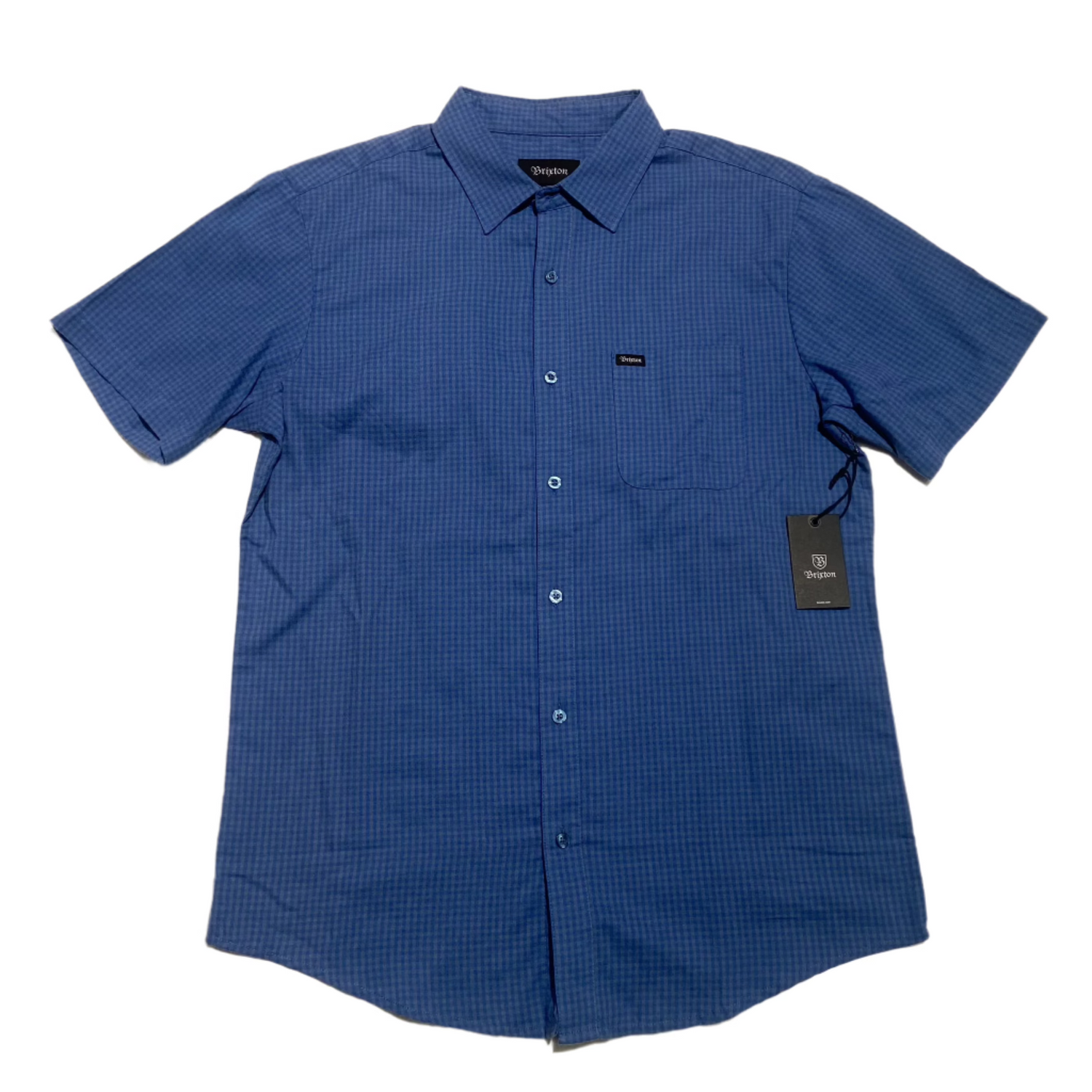 Deadstock Brixton Shortsleeve Shirt River Blue Medium