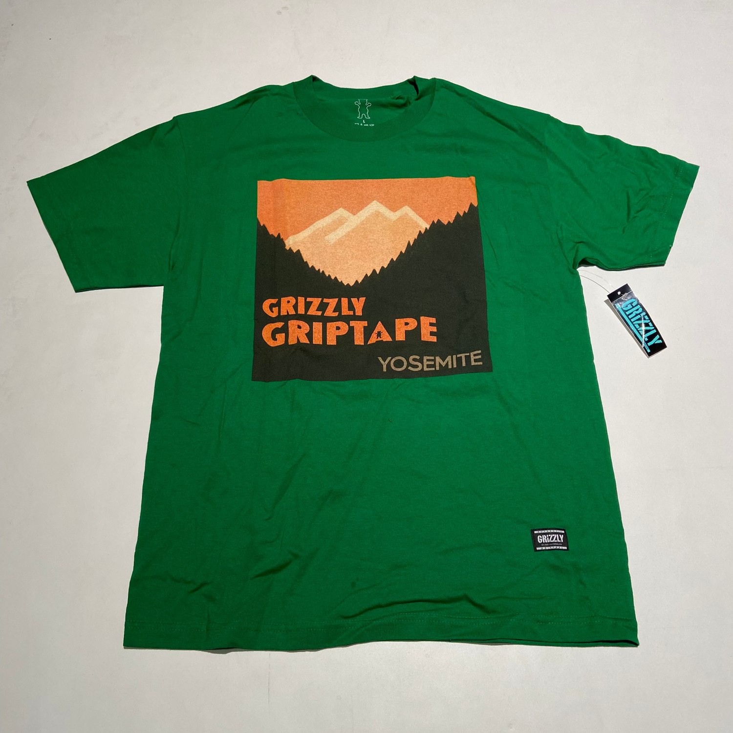 Deadstock Grizzly T-shirt Green Large