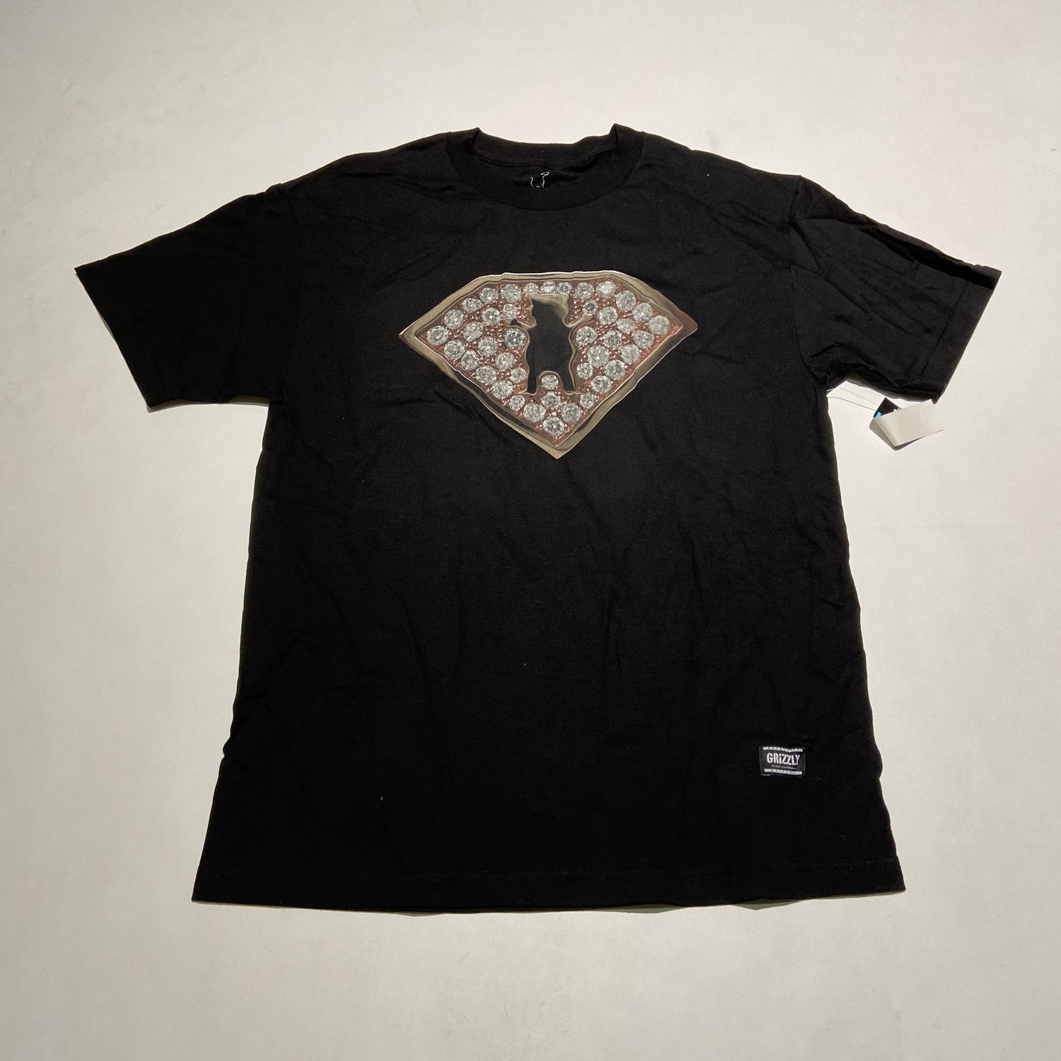 Deadstock Grizzly Gold T-shirt Black Large