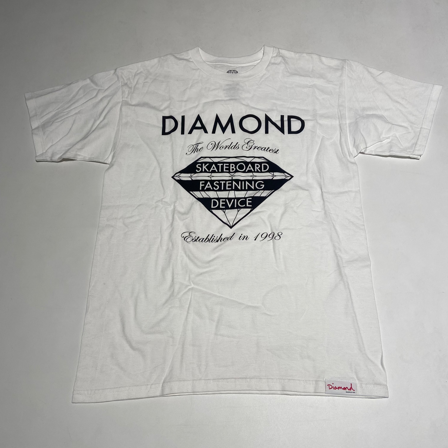Deadstock Diamond T-shirt white Medium