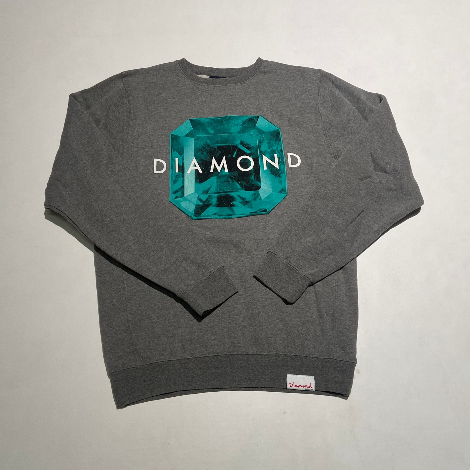 Deadstock Diamond Stone Crewneck Grey Medium