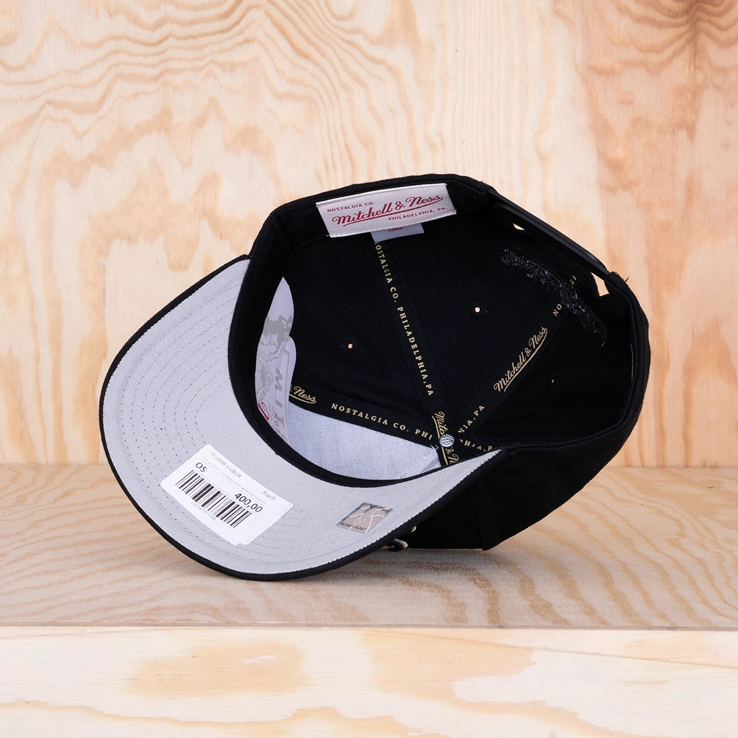 Mitchell & Ness Los Angeles Lakers Swosh A-frame Cap Black