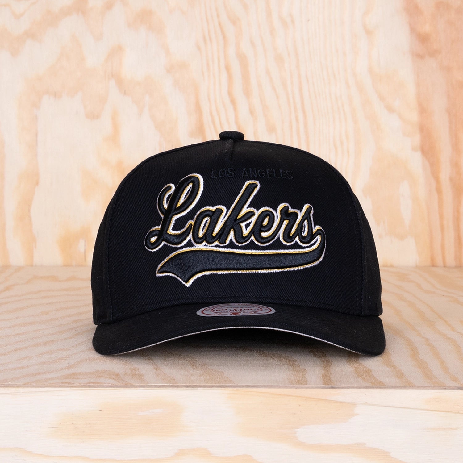 Mitchell & Ness Los Angeles Lakers Swosh A-frame Cap Black