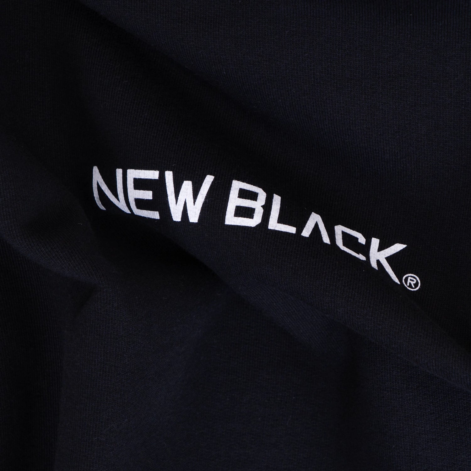 New Black Logo Hoodie Black
