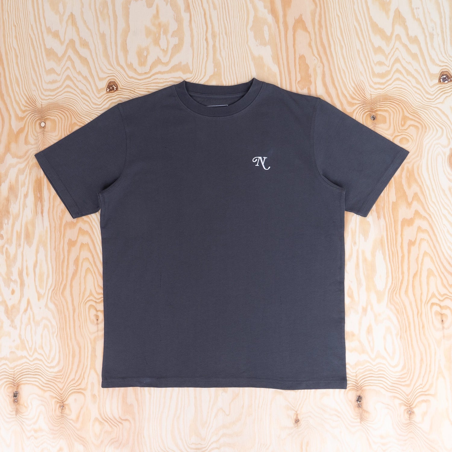 New Black Luxe T-shirt Asphalt Grey