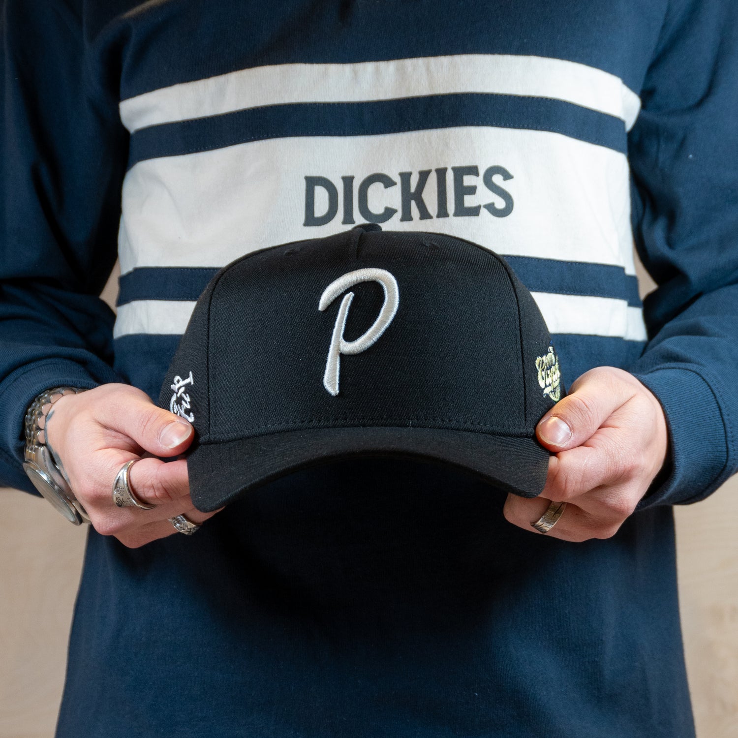 Ca'put Patches Exclusive Letter P Cap Black