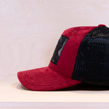 Lucente Race Velvet Cap Burgundy