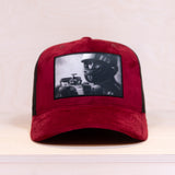 Lucente Race Velvet Cap Burgundy
