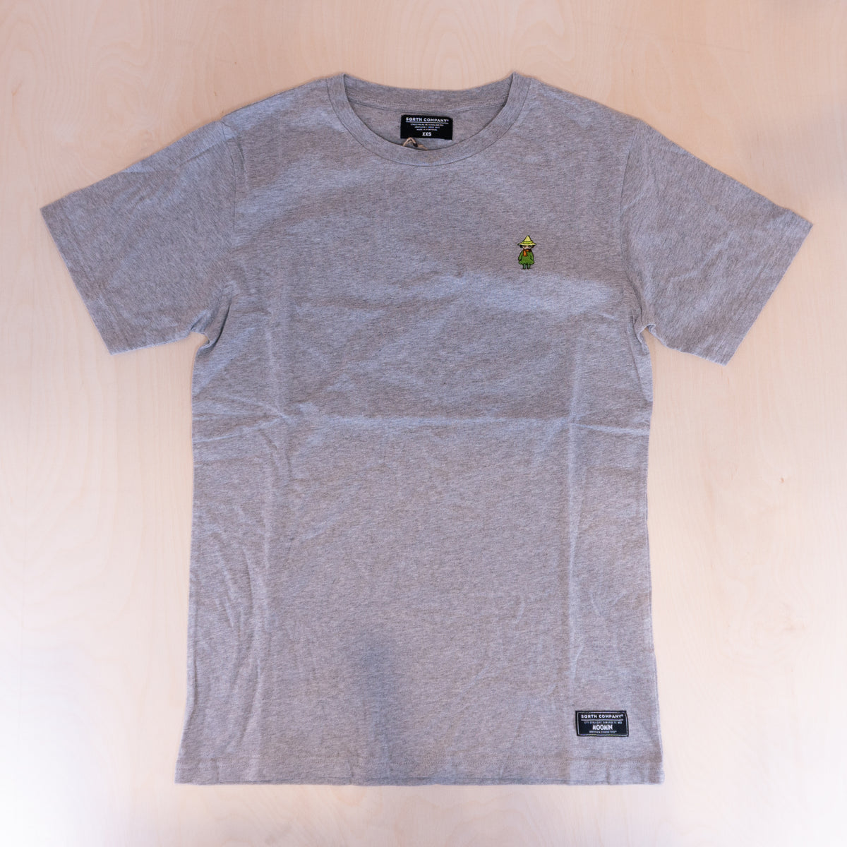 Sqrtn Snufkin Mini T-shirt Mumin Heather Grey