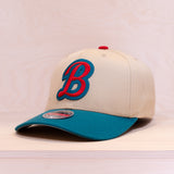 Mitchell & Ness Chicago Bulls First Letter Classic Red Cap Sand/Green