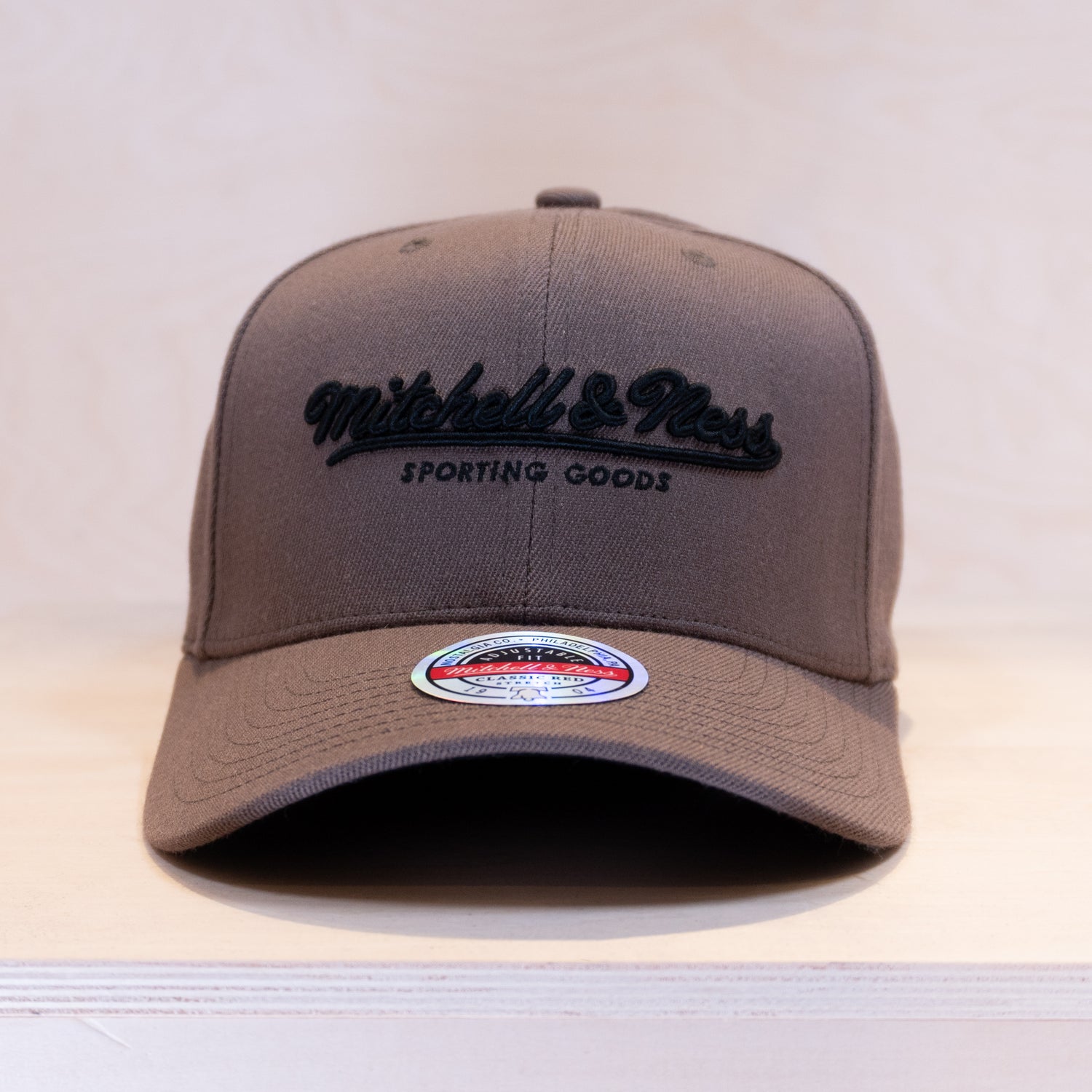 Mitchell & Ness Classic Script Snapback Own Brand Cap Grey