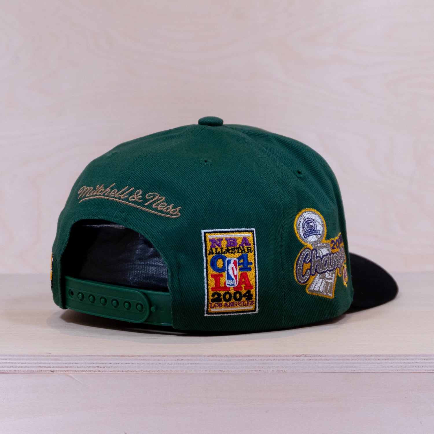 Mitchell & Ness LA Lakers Script 2.0 Pro Crown Green/Black