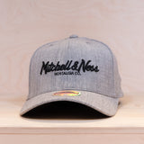 Mitchell & Ness Pinscript Classic Red Cap Heather Grey