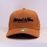 Mitchell & Ness Pinscript Classic Red Own Brand Cap Orange/Black