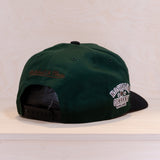 Mitchell & Ness Patches Exclusive Pinscript Pro Crown Cap Green/Black