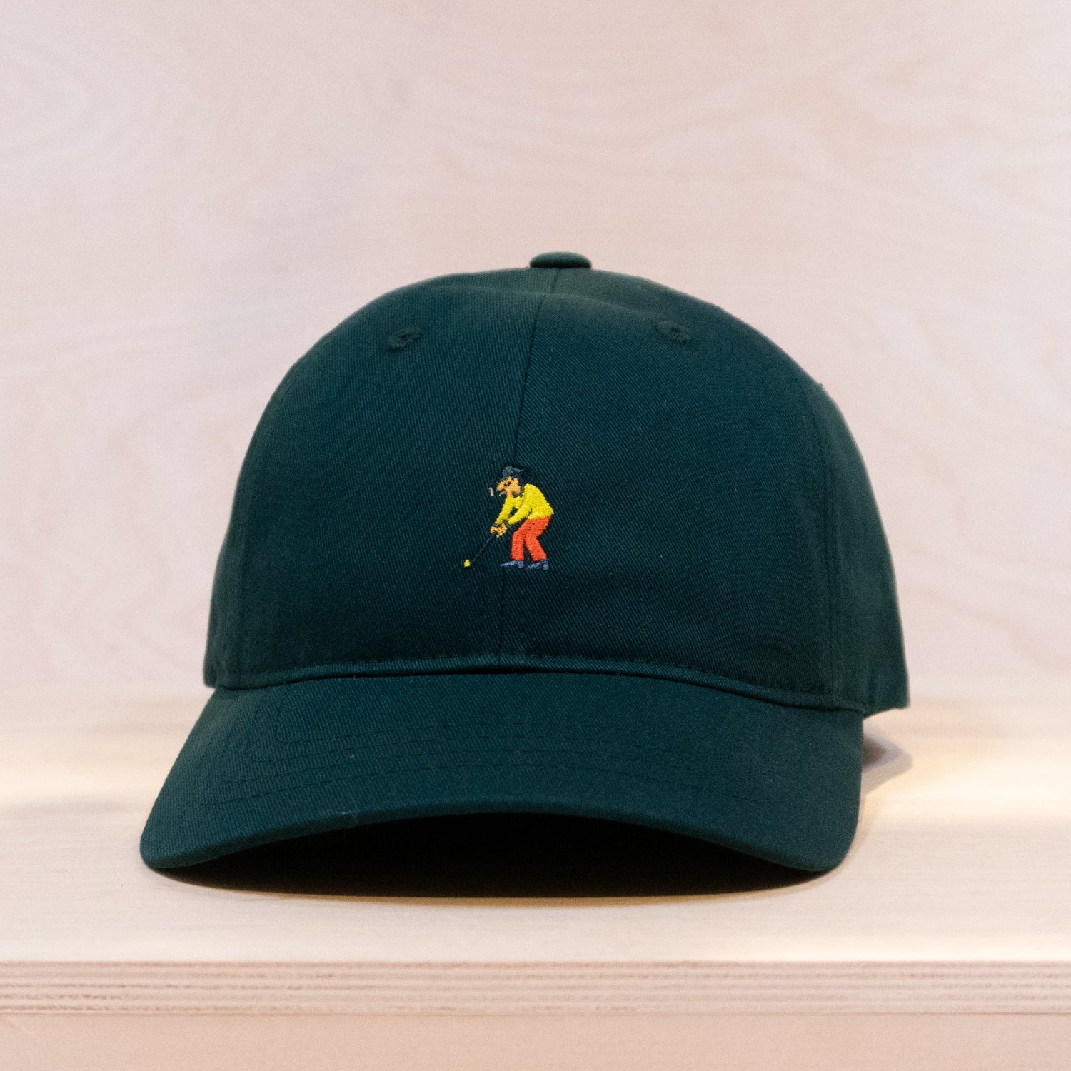 Multiservice World Cotton Twill Golfer Dad Cap Dark Forest