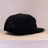 New Black Logo 5-Panel Cap Black