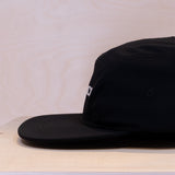 New Black Logo 5-Panel Cap Black