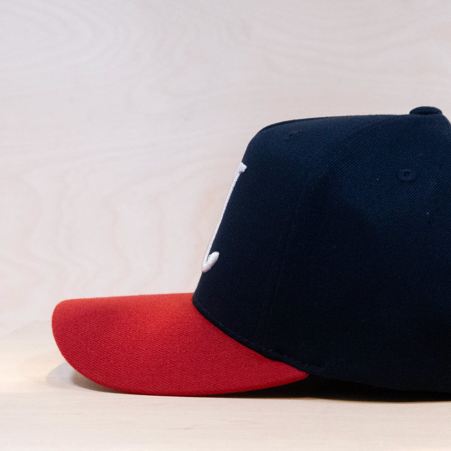 New Black Luxe A-Frame Cap Dark Navy