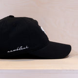 New Black Luxe Dad Cap Black