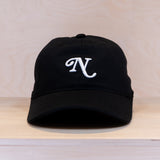 New Black Luxe Dad Cap Black