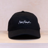 New Black Signature Dad Cap Black