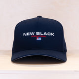 New Black Sport A-frame Cap Navy