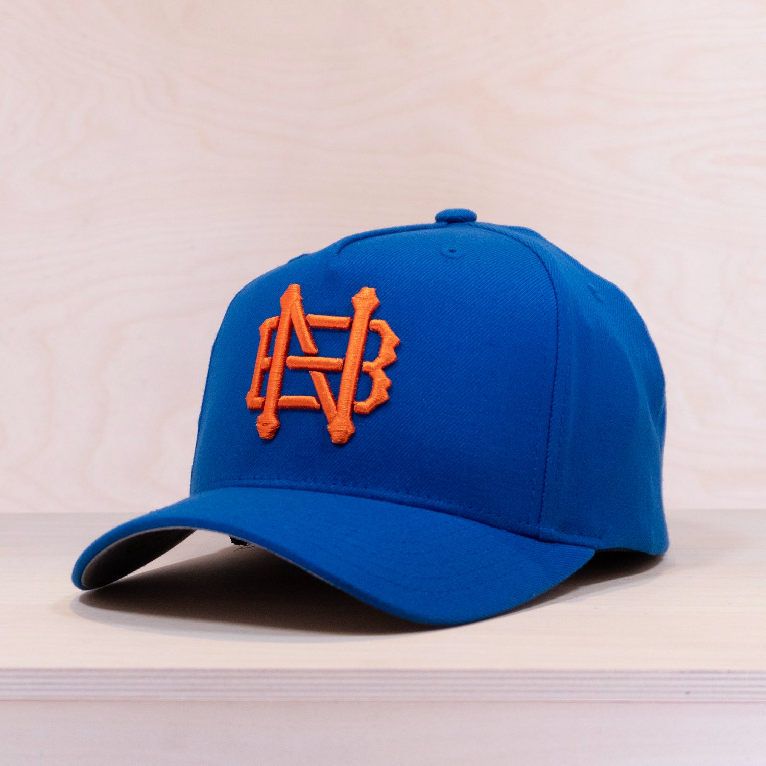 New Black Symbol A-Frame Cap Blue