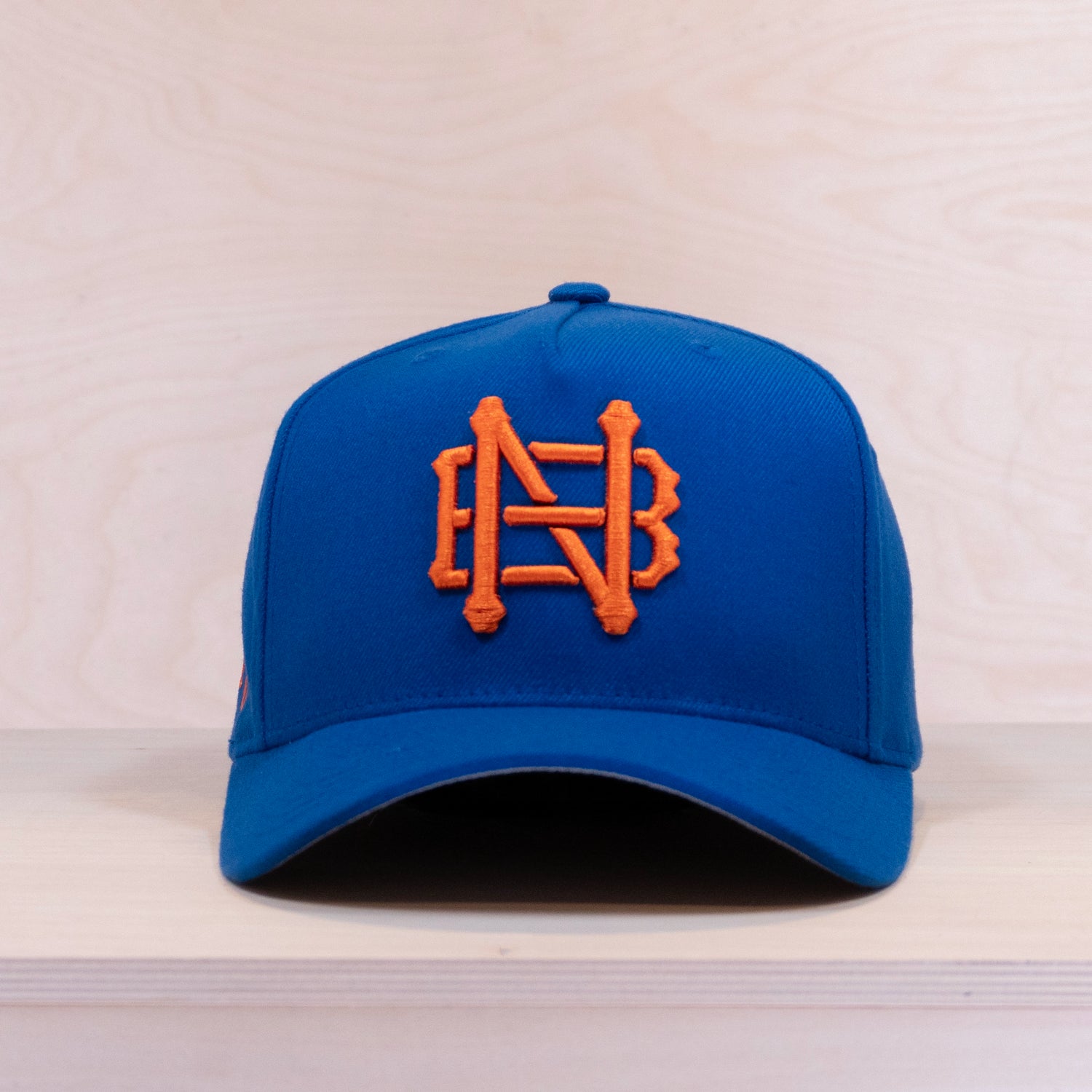 New Black Symbol A-Frame Cap Blue