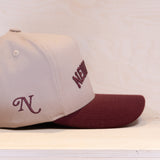 New Black Warrior A-frame Cap Burgundy