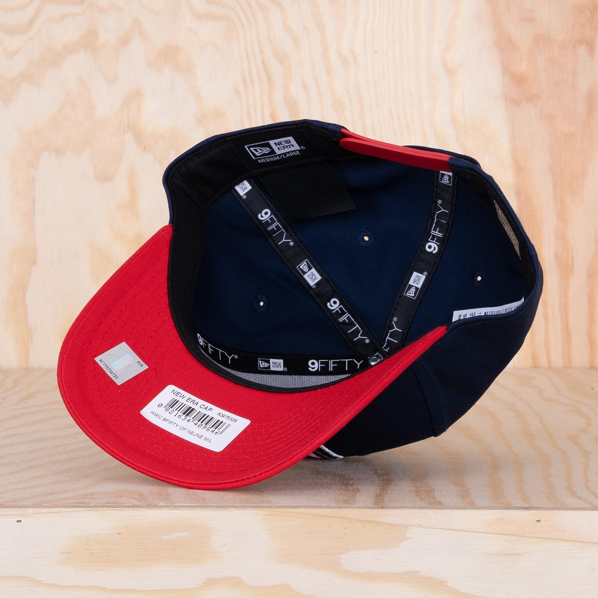 New Era Nets NBA Hardwood Classic 9FIFTY Snapback Cap Dark Blue