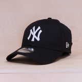 New Era 39THIRTY League Basic NY Cap Black/White