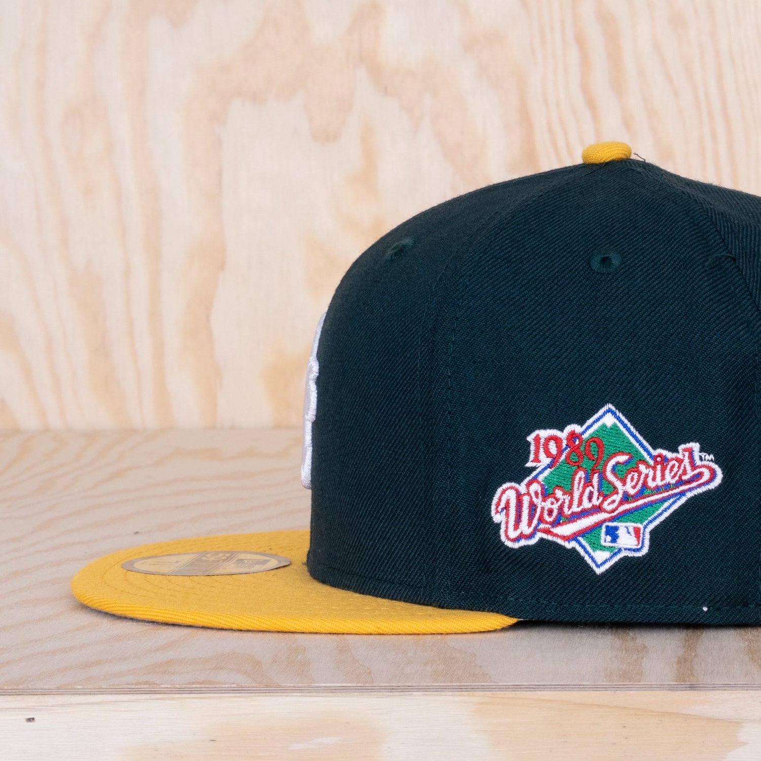 New Era 59FIFTY Oakland Athletics World Series Cap Green/Yellow