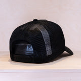 New Era 9FORTY Cotton Patch A-Frame Trucker Cap Black