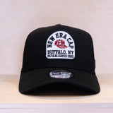 New Era 9FORTY Cotton Patch A-Frame Trucker Cap Black