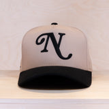 New Black Luxe A-Frame Cap Sand
