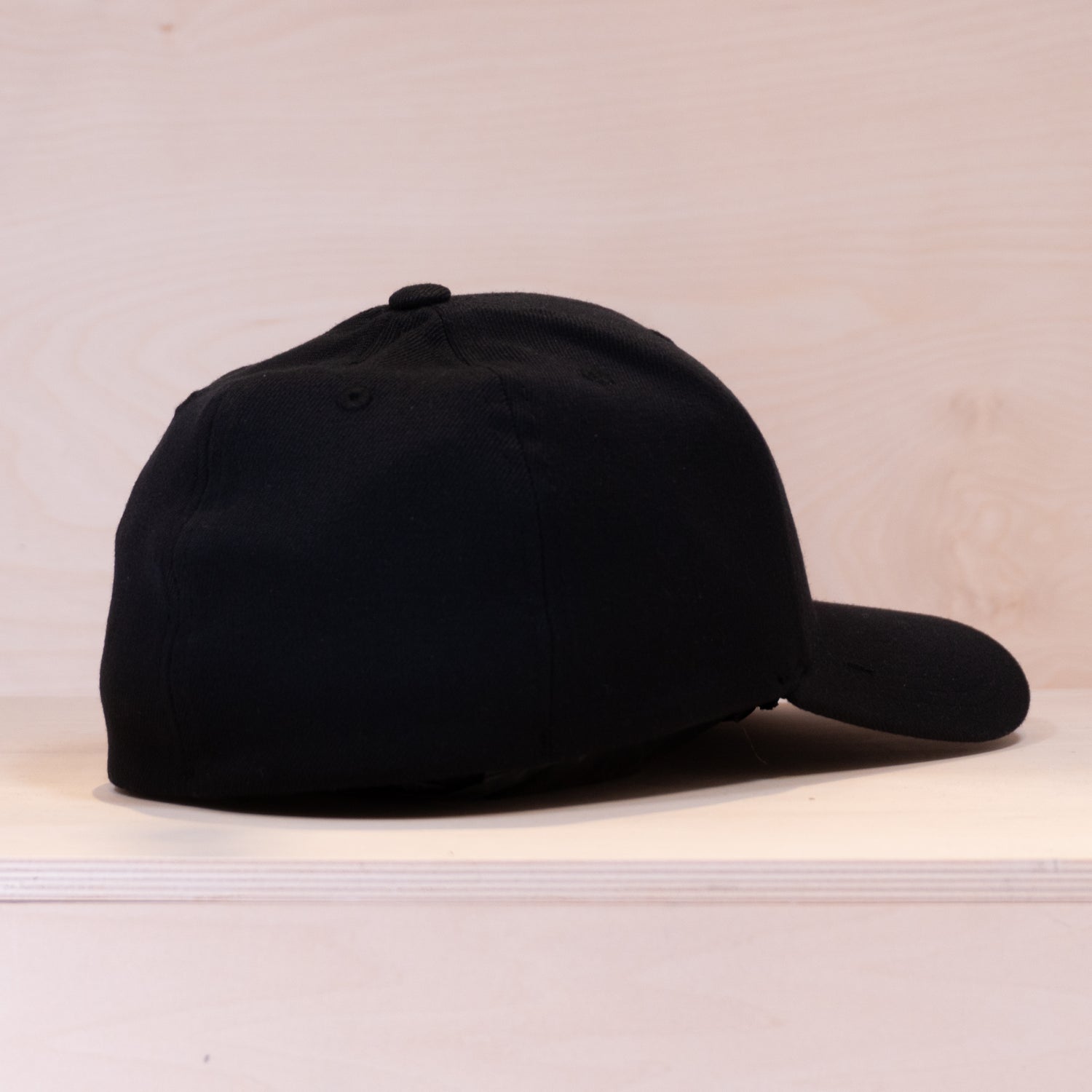 P&P Blank Hooked Flex Cap Black