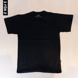 Patches Blank Canvas T-shirt Black