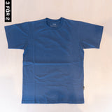 Patches Blank Canvas T-shirt Denim Blue