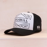 Skogens Träkol Kolgrill Trucker Black/White