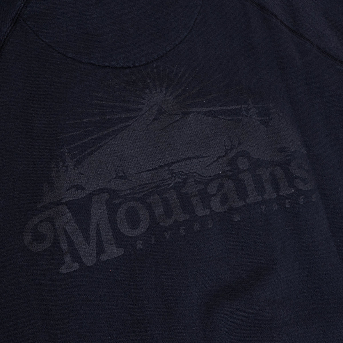 Sqrtn Rivers & Trees Hood Washed Black