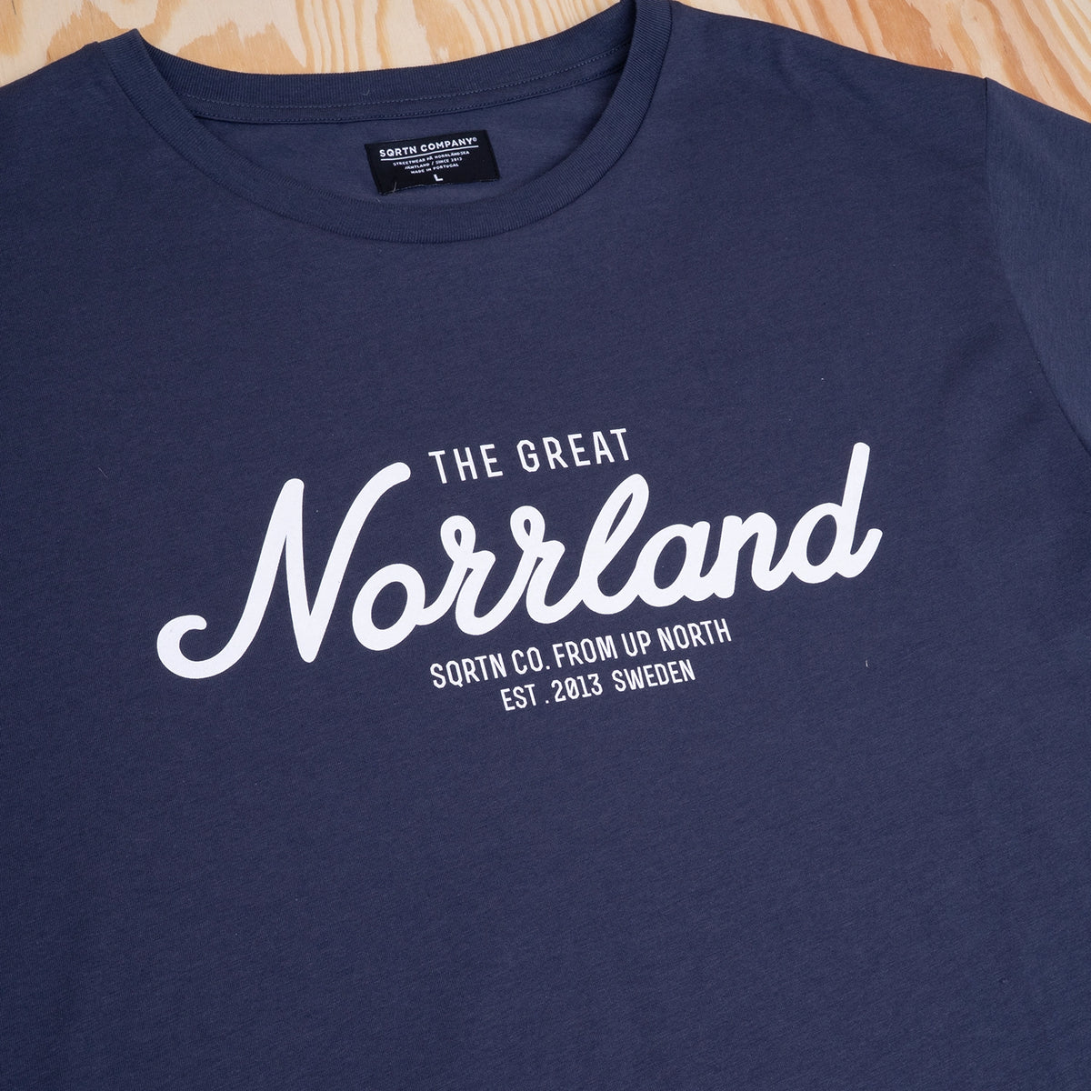 Sqrtn Great Norrland T-shirt Baritone Blue