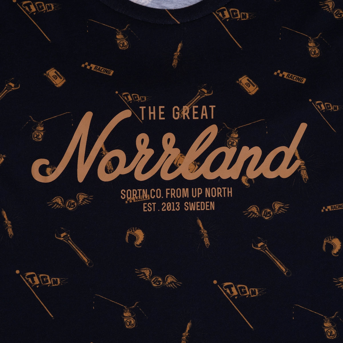 Sqrtn Great Norrland T-shirt Racing Black
