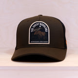 Sqrtn Älgen Hkd Trucker Cap Dark Mash