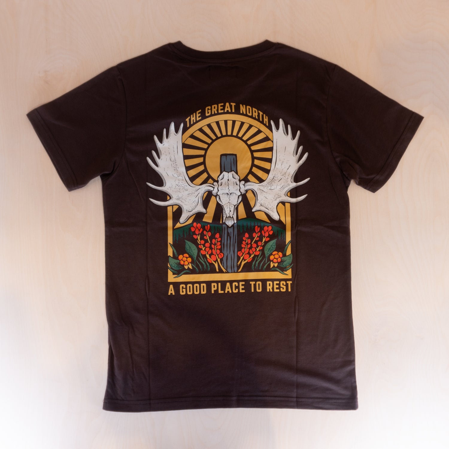 Sqrtn Älghorn T-shirt Java Brown